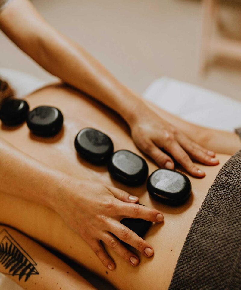 Hot stone massage