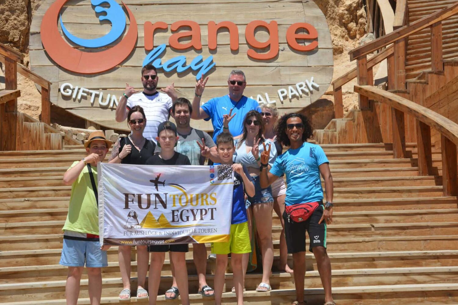 Orange Bay Insel Hurghada Bootsausflug (kleine deutsche Gruppe)