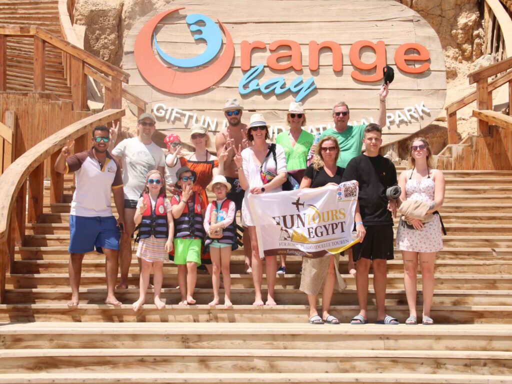 Orange Bay Insel Hurghada Bootsausflug (kleine deutsche Gruppe)