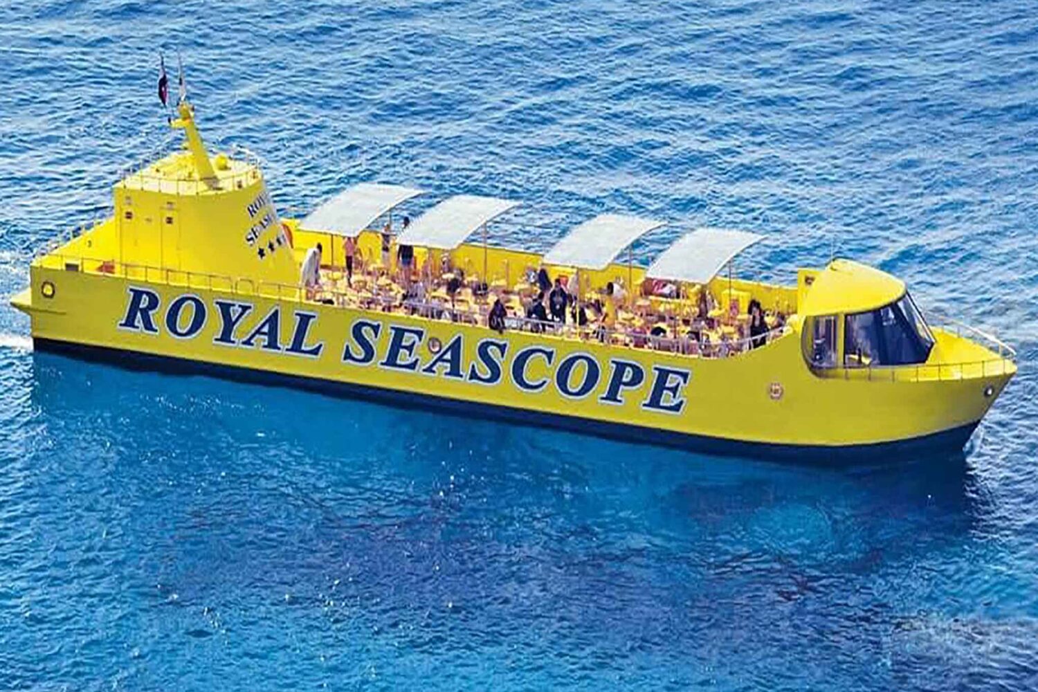 SEASCOOP Glasboot & Halb-U-Boot Tour Korallenwelt ohne Nasswerden